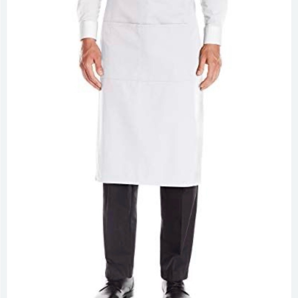 Dickies White Chef Apron